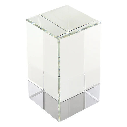 Trofeo Galvano Bloque Cristal Solid