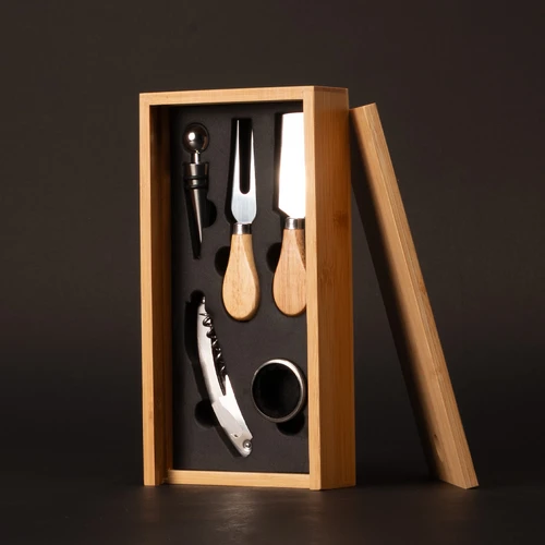 Set Wine & Cheese "FUTRONO" de Bamboo
