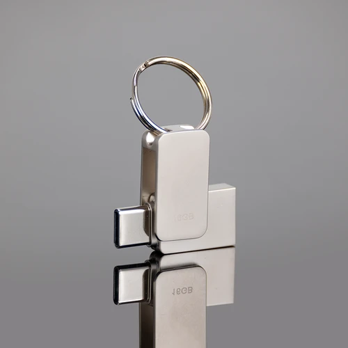 USB 3.0 Mini-Pendrive "Giro" de Acero inoxidable 16GB