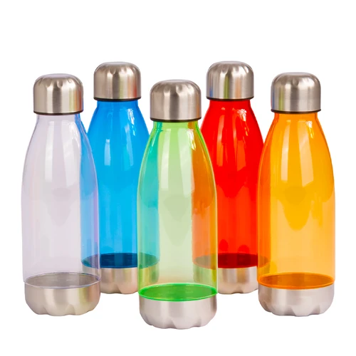 Botella plástica tapa Acero Inoxidable "AS" 500cc