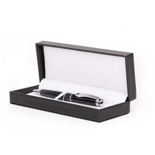 Bolígrafo ejecutivo "DARK" en estuche rígido negro.