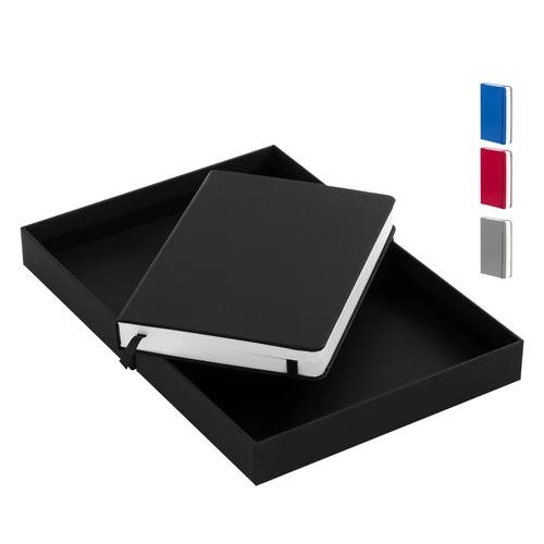 Cuaderno "ROMA" con tapa dura de Eco-Cuero y 196 hojas.